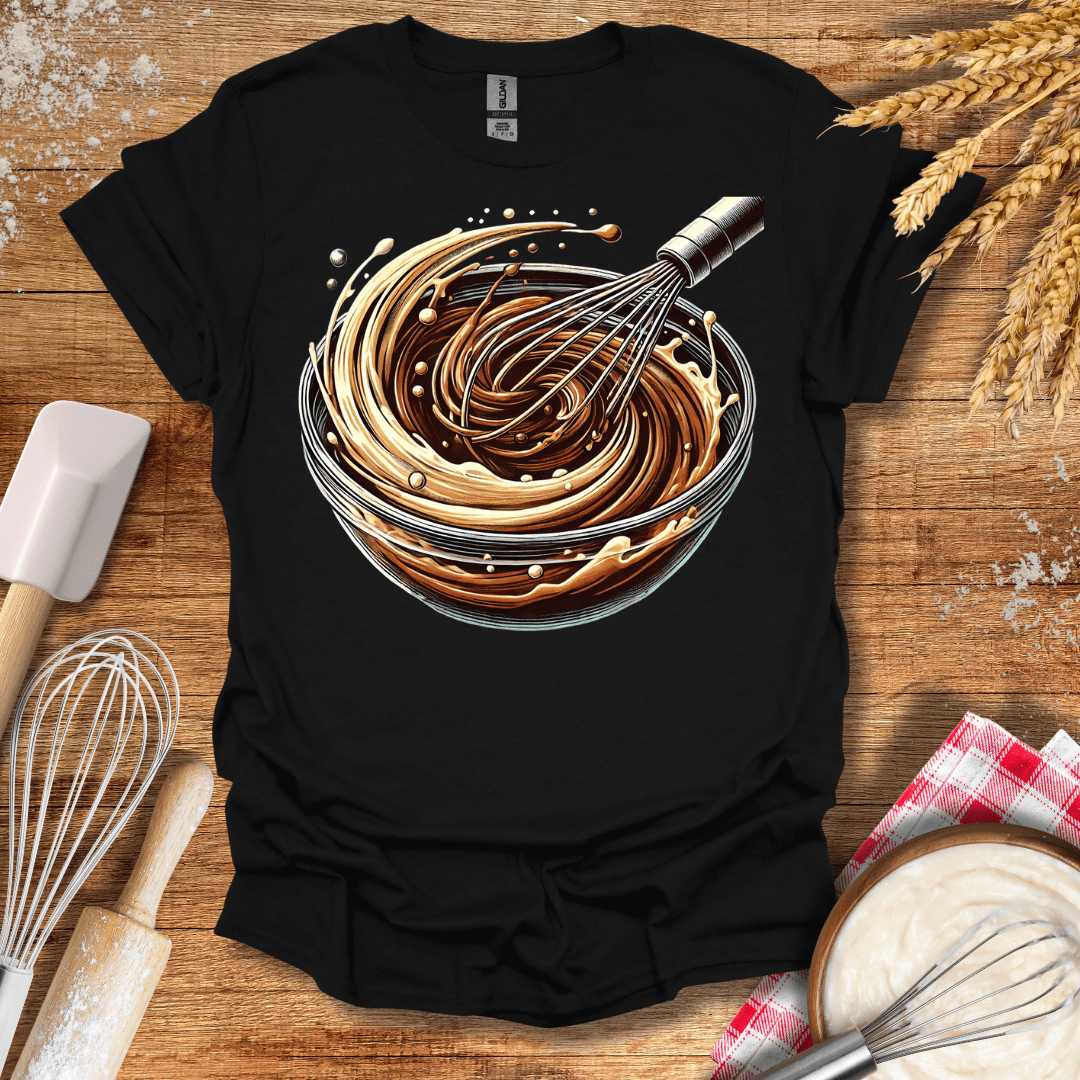 Brownie Batter T-Shirt Black / S Baking Threads