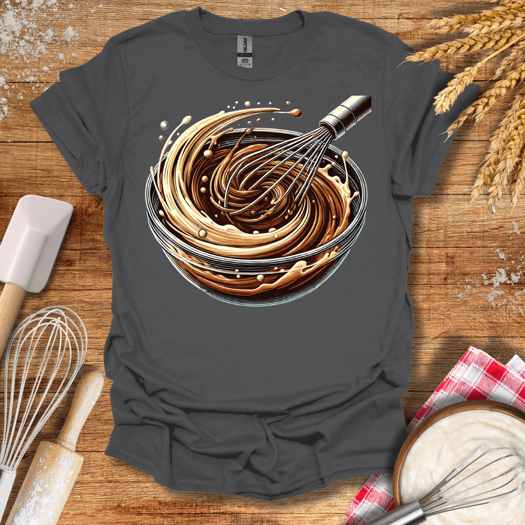 Brownie Batter T-Shirt Charcoal / S Baking Threads