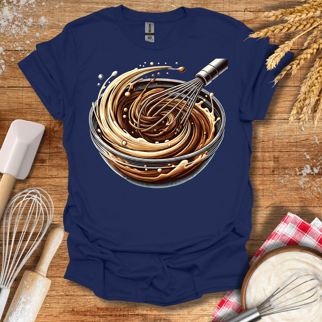 Brownie Batter T-Shirt Navy / S Baking Threads