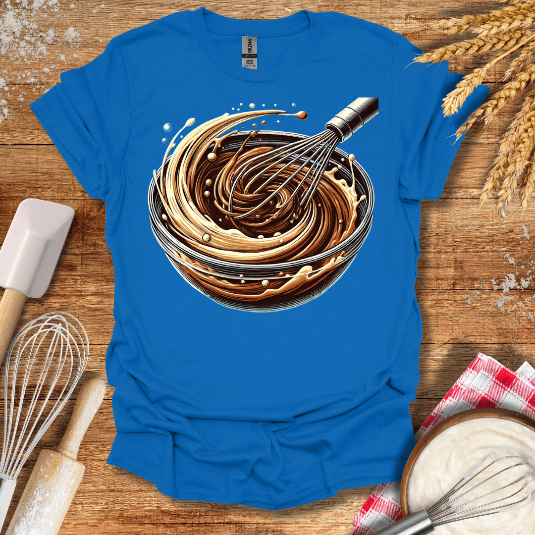 Brownie Batter T-Shirt Royal / S Baking Threads