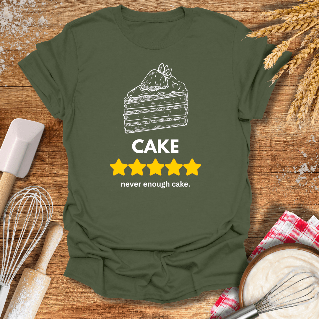 Cake: 5 Star Review T-Shirt β Baking Threads