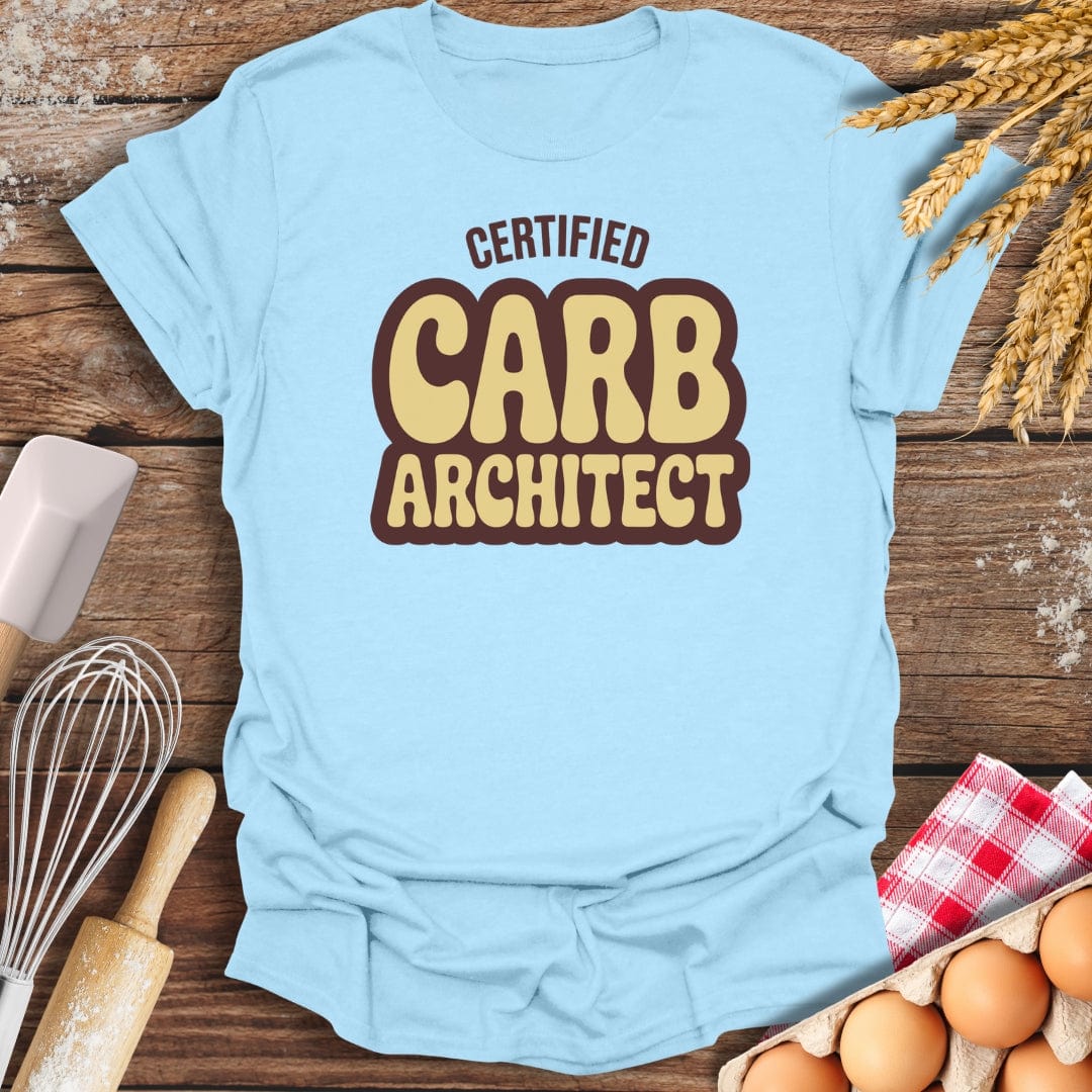 Carb Architect T-Shirt Light Blue / S Baking Threads