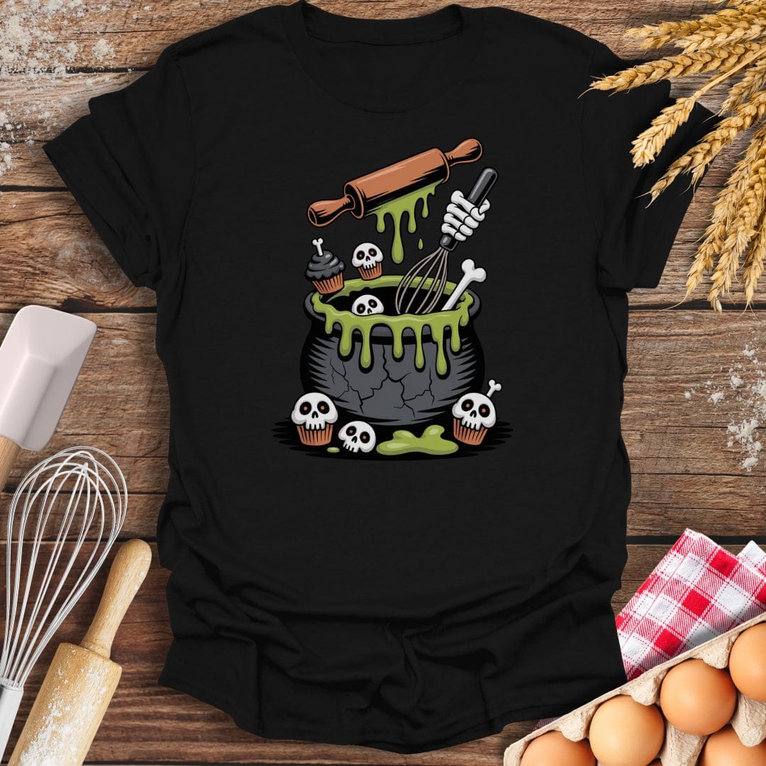 Cauldron Confections T-Shirt Black / S Baking Threads