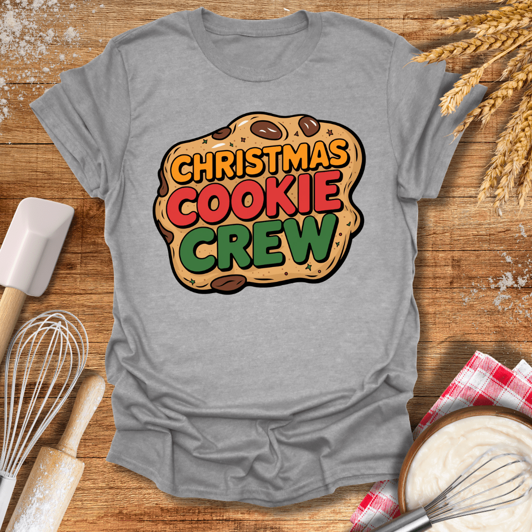 Christmas Cookie Crew T-Shirt Sport Grey / S Baking Threads