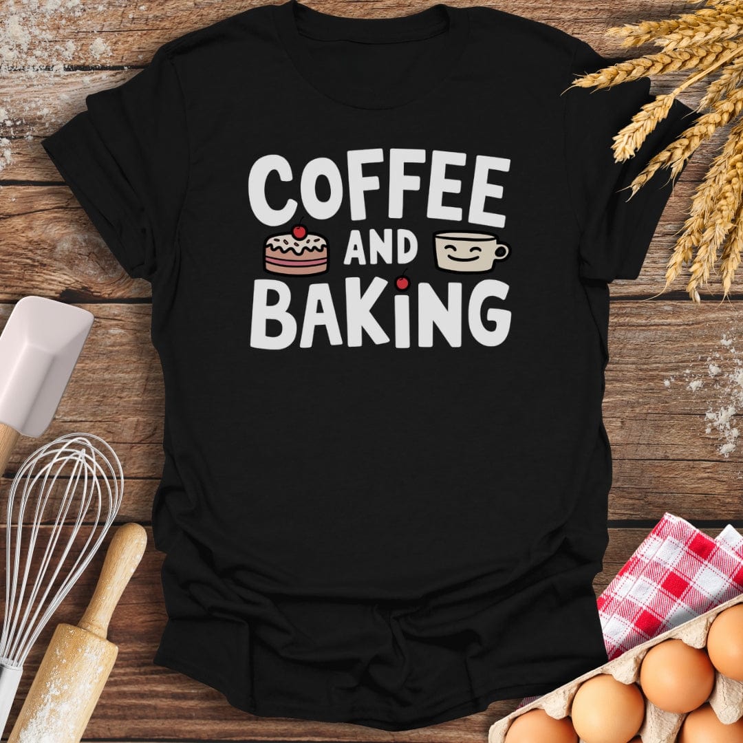Coffee and Baking T-Shirt Black / S Baking Threads