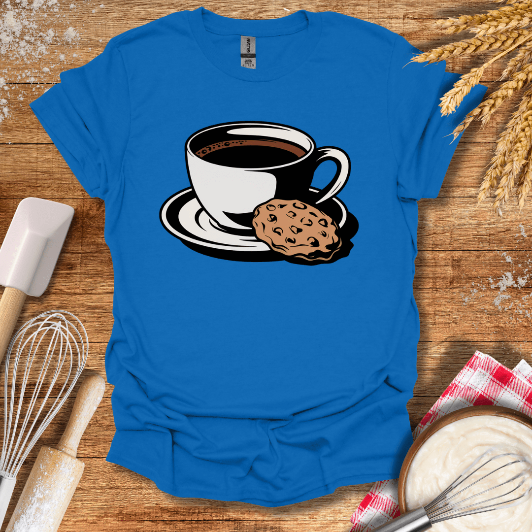 Coffee Cookie T-Shirt Royal / S Baking Threads