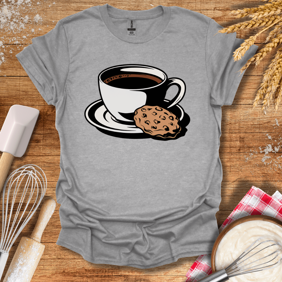 Coffee Cookie T-Shirt Sport Grey / S Baking Threads