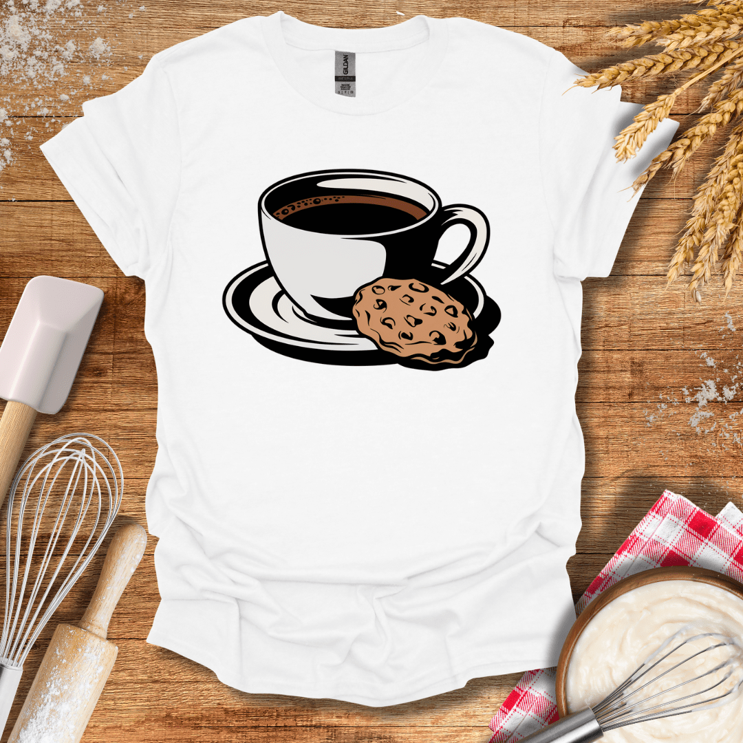 Coffee Cookie T-Shirt White / S Baking Threads