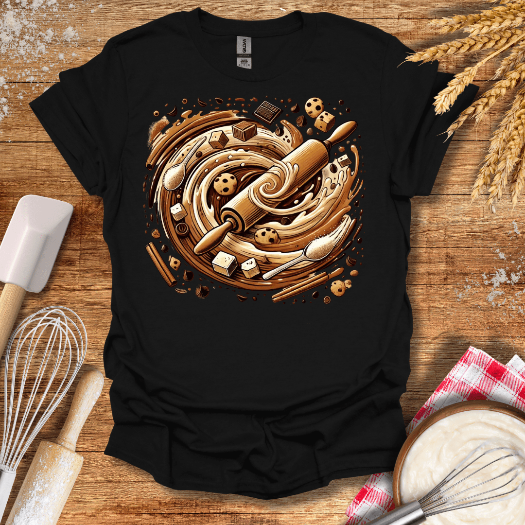 Cookie Chaos T-Shirt Black / S Baking Threads