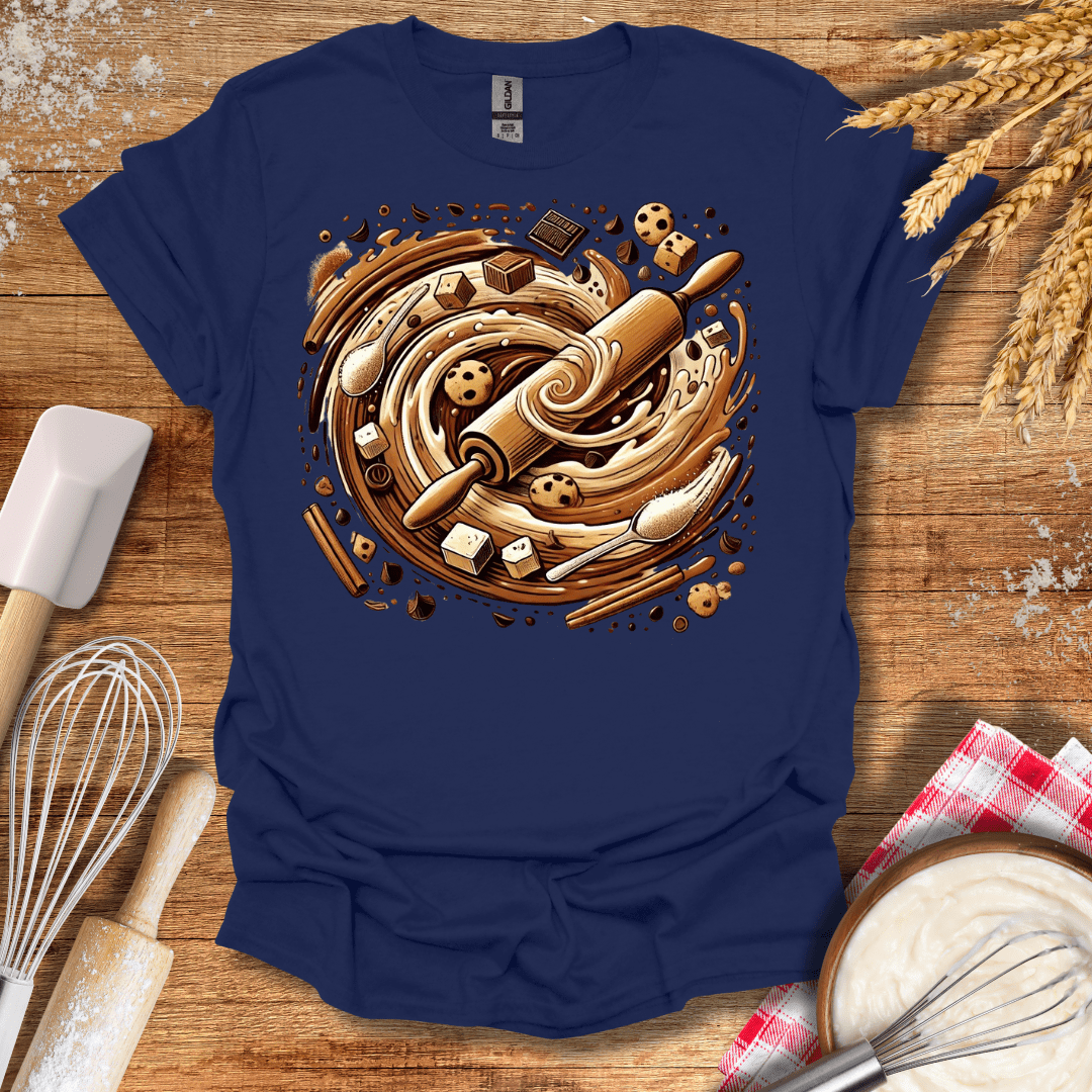 Cookie Chaos T-Shirt Navy / S Baking Threads