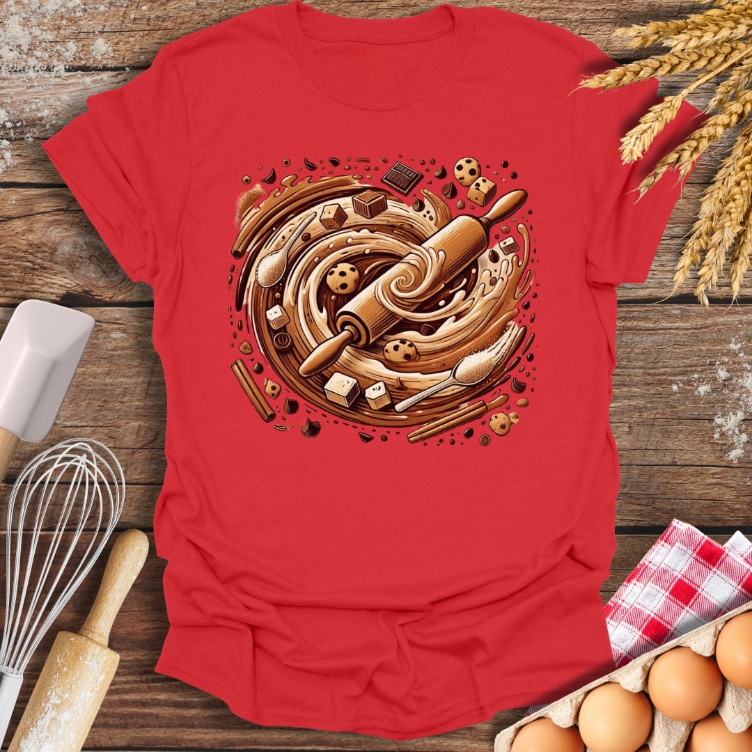Cookie Chaos T-Shirt Red / S Baking Threads