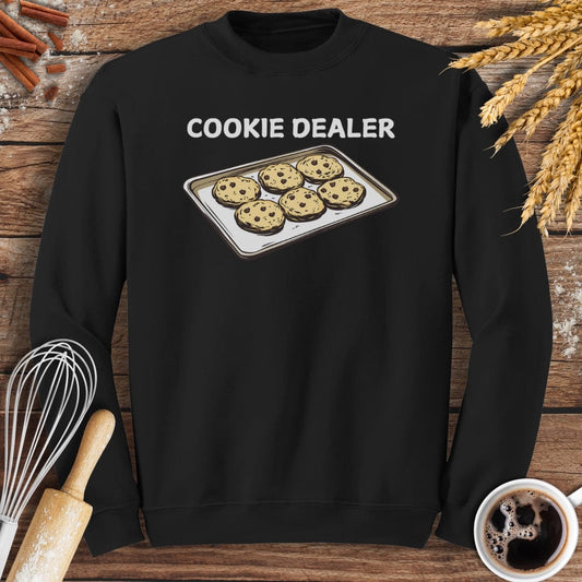 Cookie Dealer Sweatshirt Black / S Baking Threads