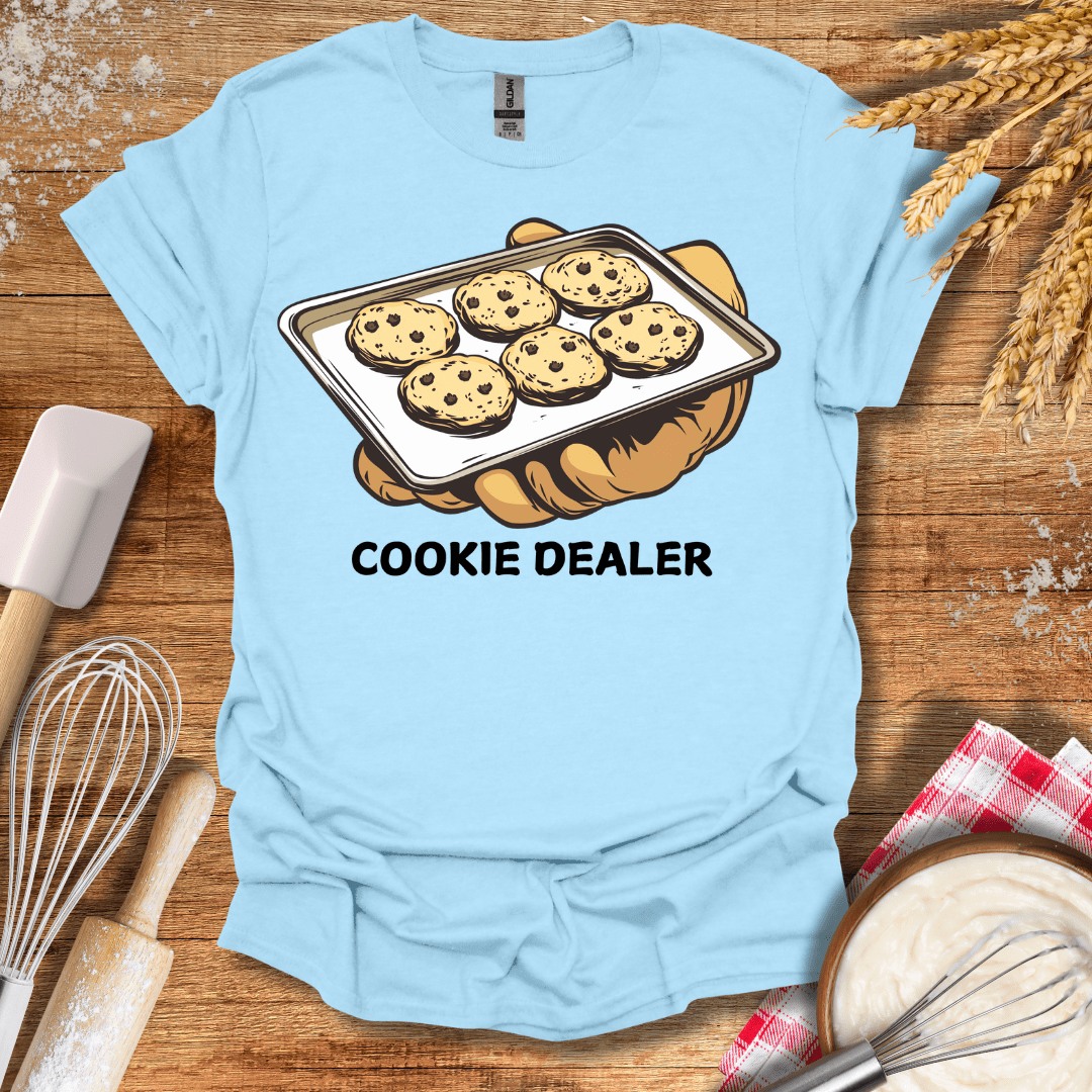 Cookie Dealer T-Shirt Light Blue / S Baking Threads