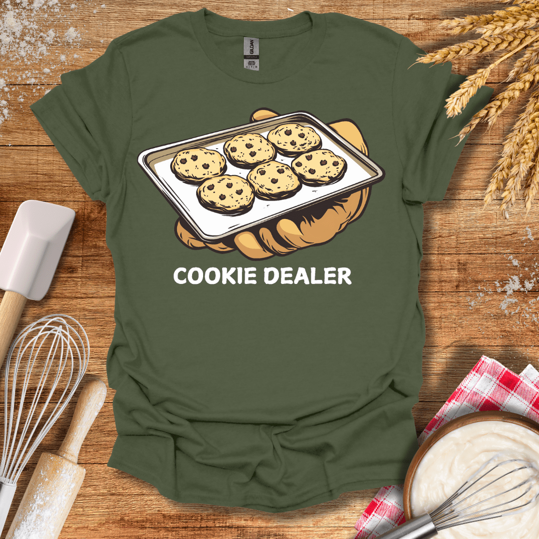 Cookie Dealer T-Shirt Military Green / S Baking Threads