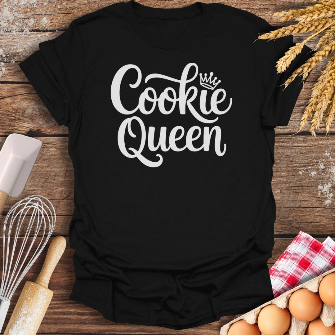Cookie Queen T-Shirt Black / S Baking Threads
