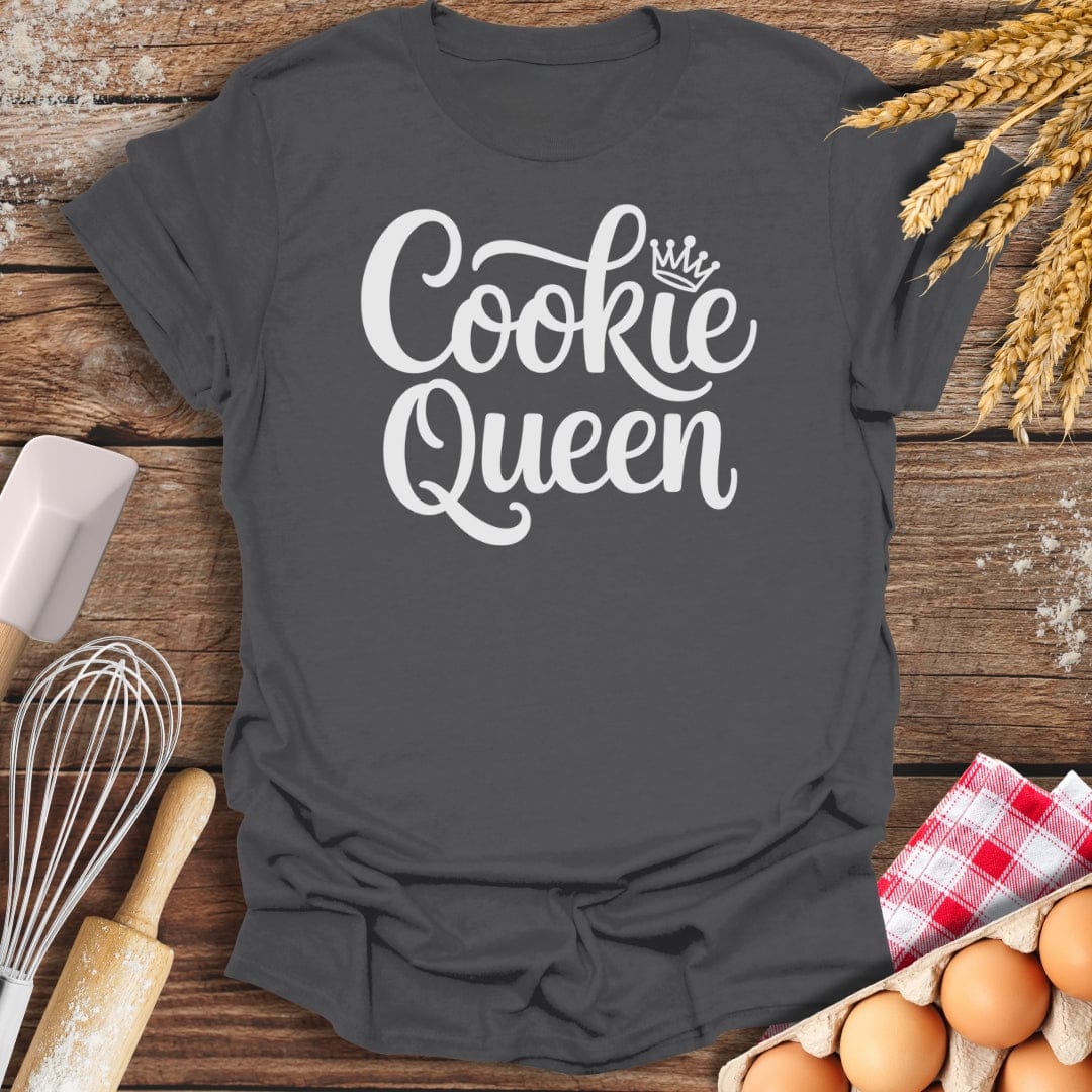 Cookie Queen T-Shirt Charcoal / S Baking Threads