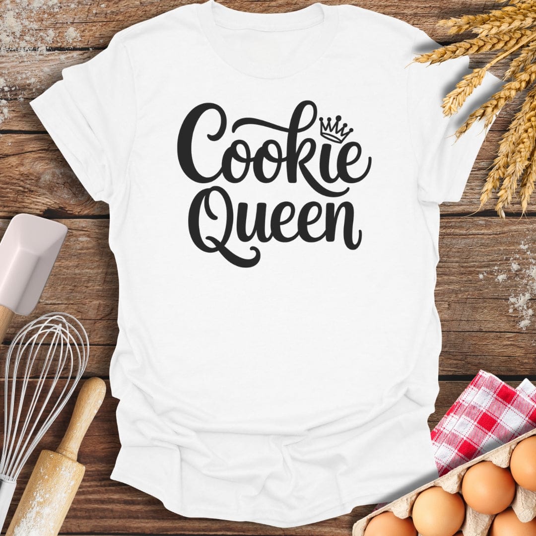 Cookie Queen T-Shirt White / S Baking Threads