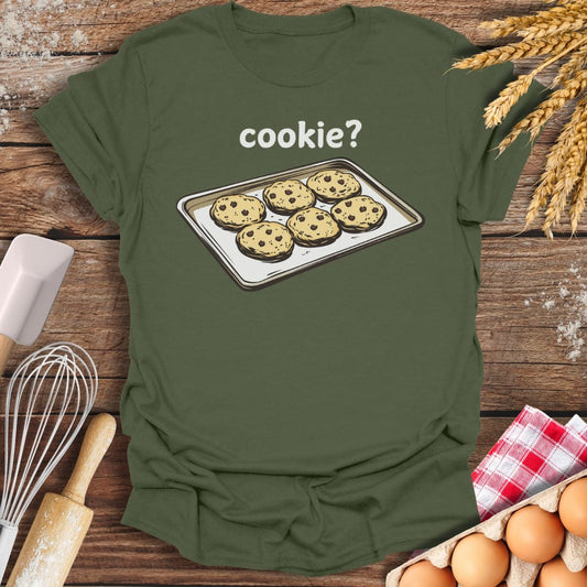 cookie? T-Shirt Military Green / S Baking Threads