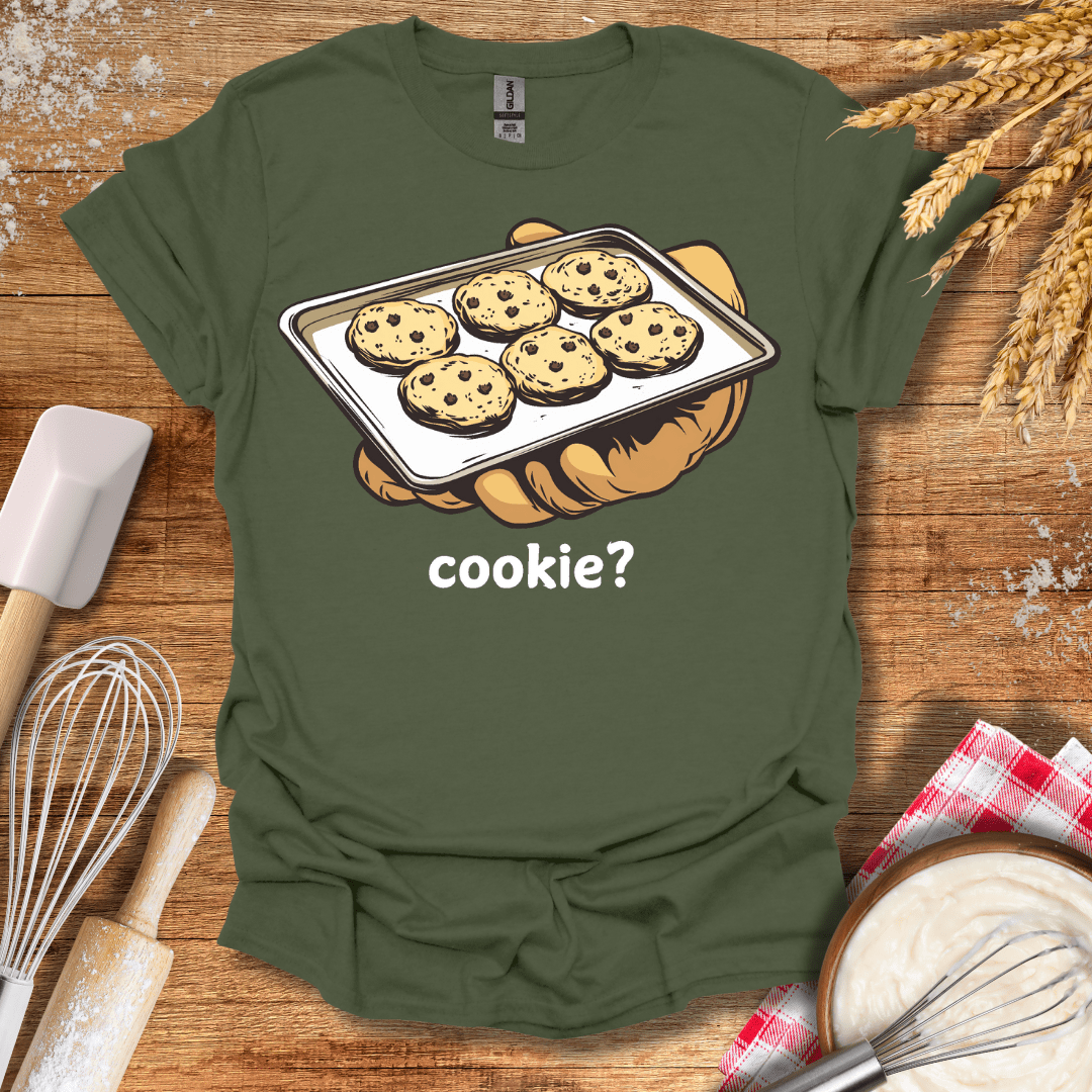 cookie? T-Shirt Military Green / S Baking Threads