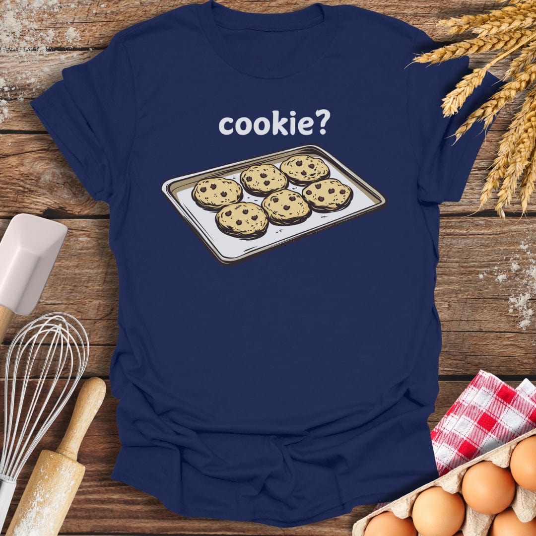 cookie? T-Shirt Navy / S Baking Threads
