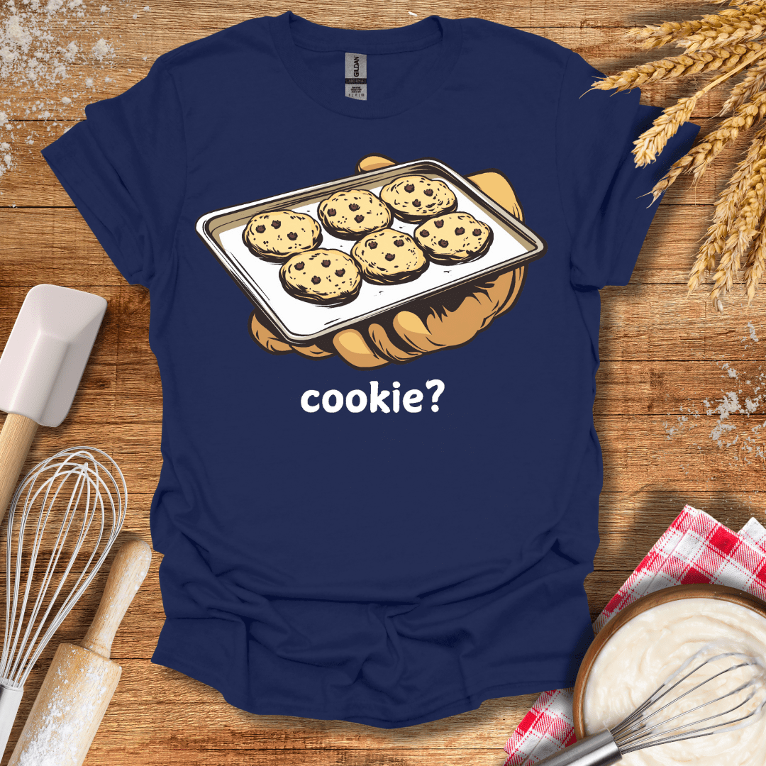 cookie? T-Shirt Navy / S Baking Threads