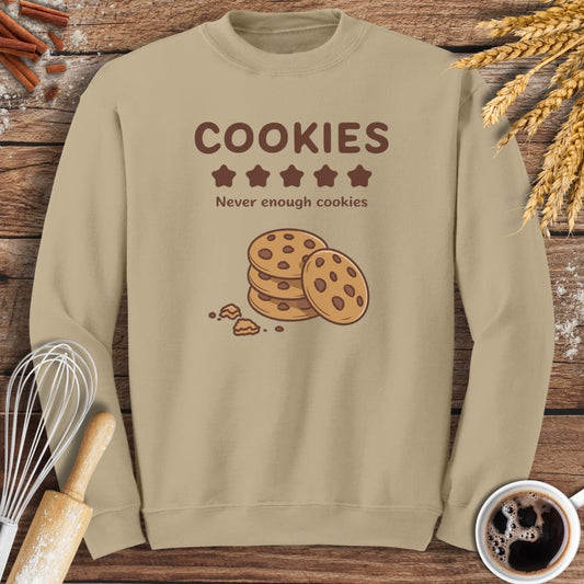 Cookies: 5 Star Review Sweatshirt Baking Threads