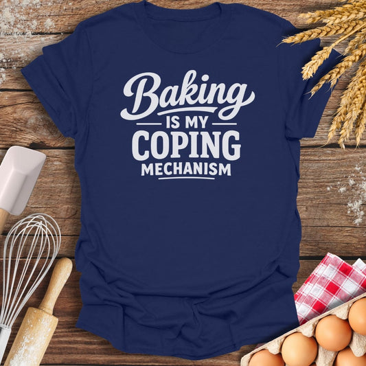 Coping Mechanism T-Shirt Navy / S Baking Threads