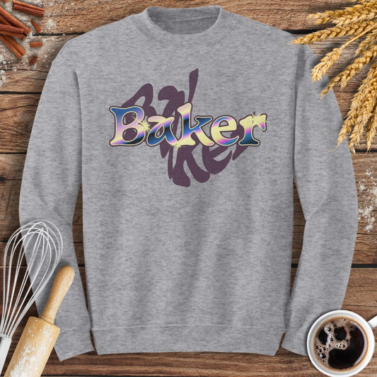Cosmic Baker Sweatshirt Baking Threads