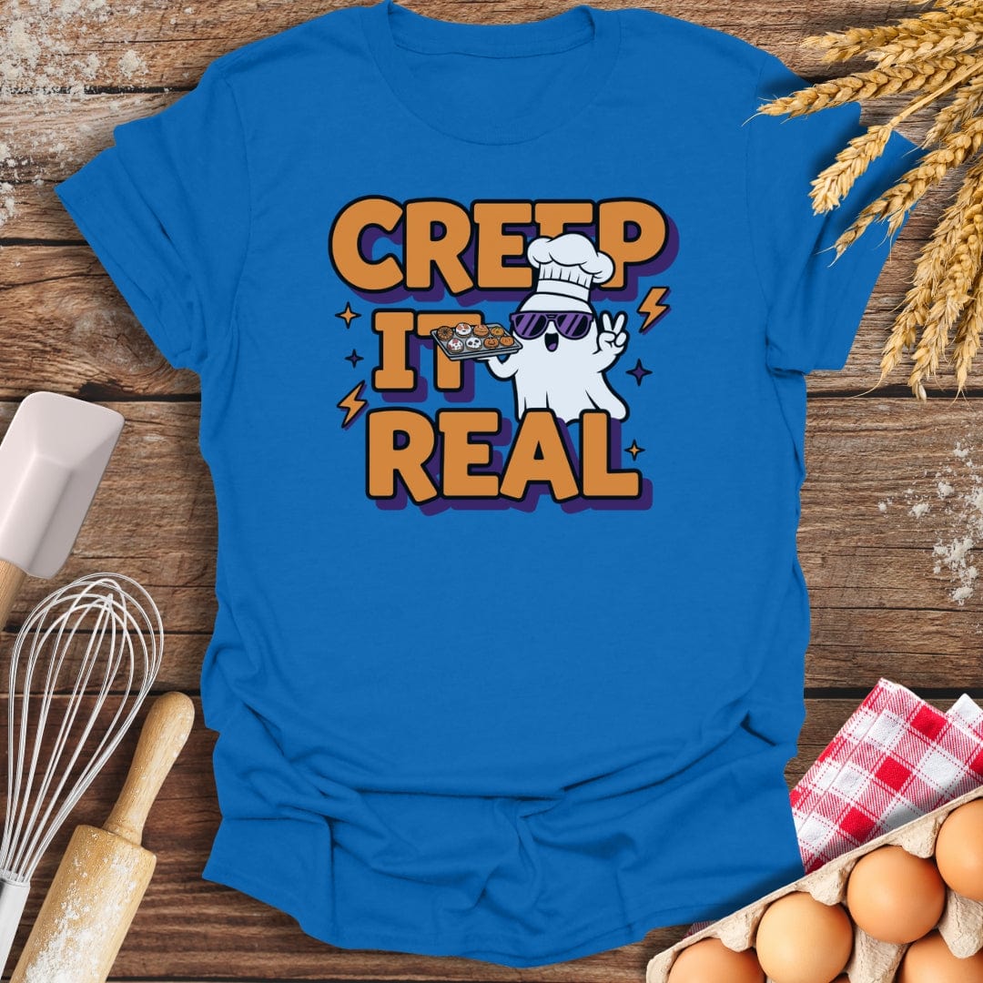 Creep It Real T-Shirt Royal / S Baking Threads