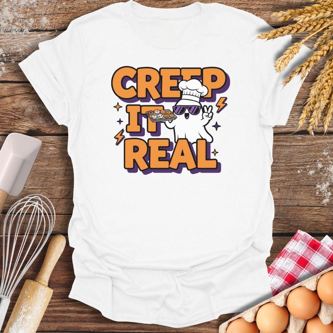 Creep It Real T-Shirt White / S Baking Threads