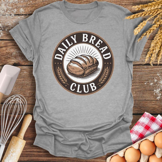Daily Bread Club T-Shirt Sport Grey / S Baking Threads