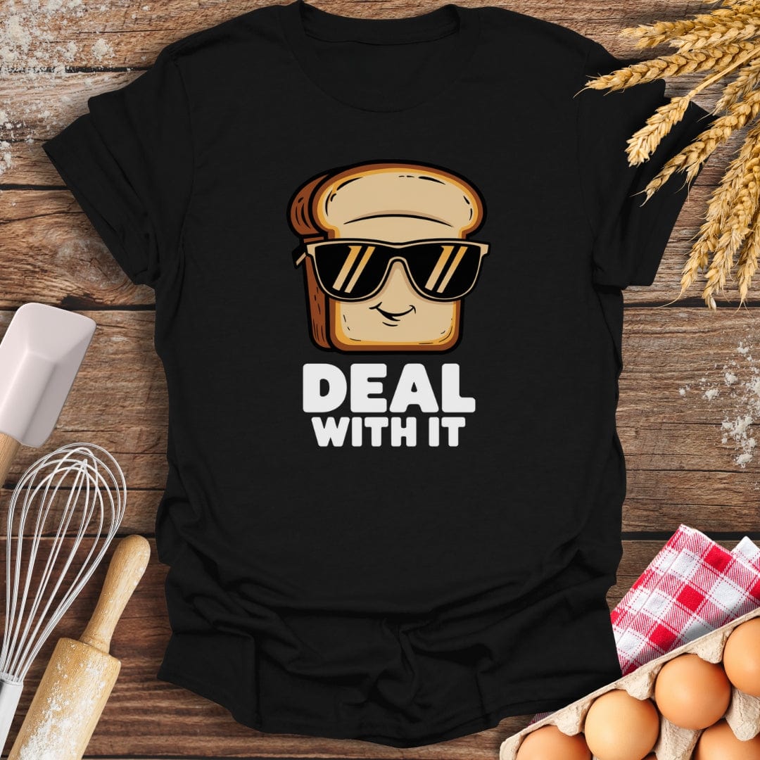 Deal With It T-Shirt Black / S Baking Threads