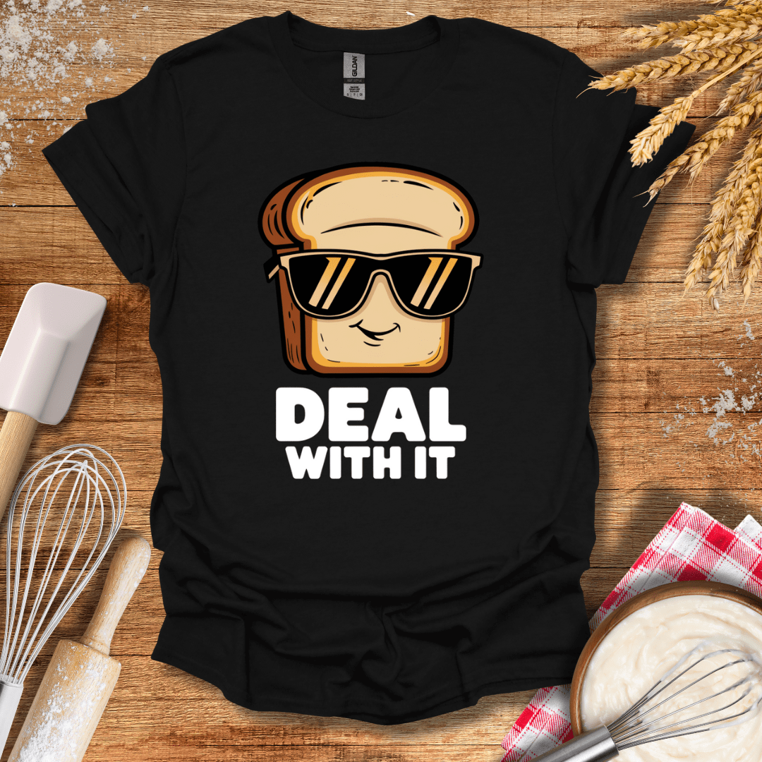 Deal With It T-Shirt Black / S Baking Threads