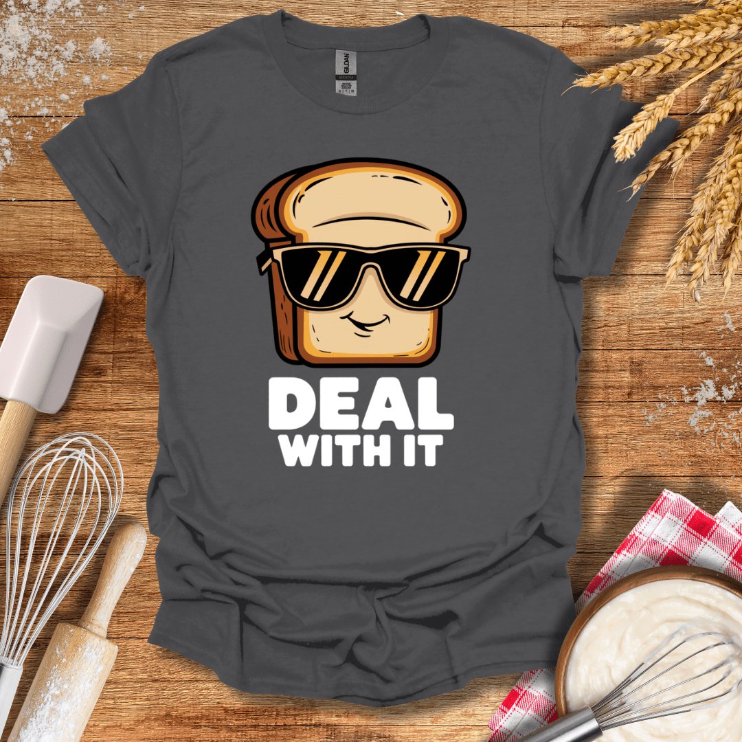 Deal With It T-Shirt Charcoal / S Baking Threads