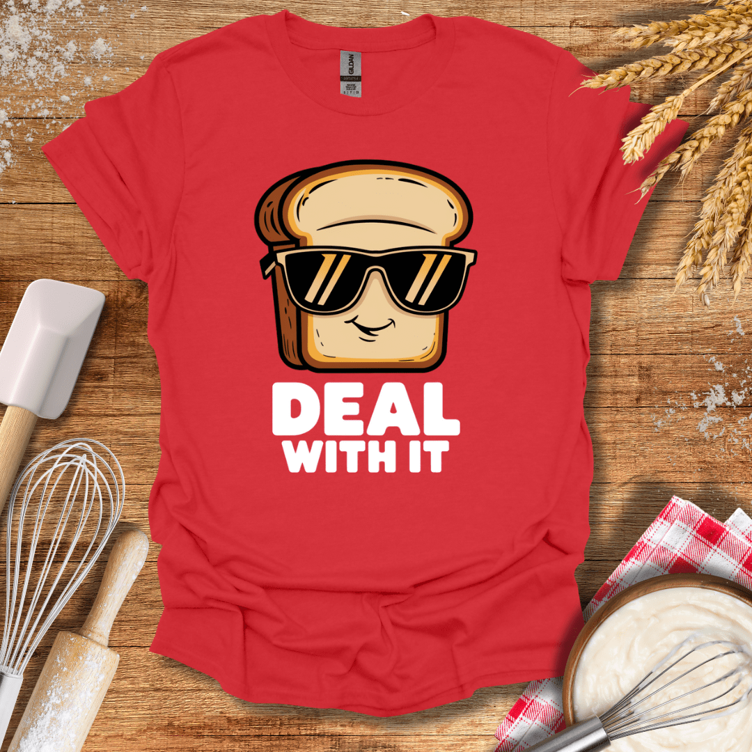 Deal With It T-Shirt Red / S Baking Threads