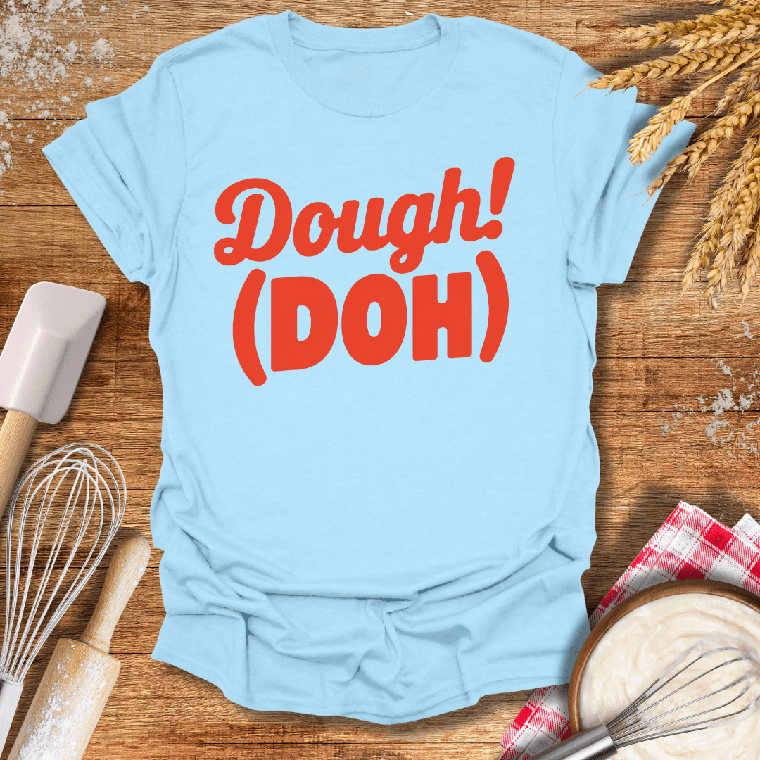 Dough! Doh T-Shirt Light Blue / S Baking Threads