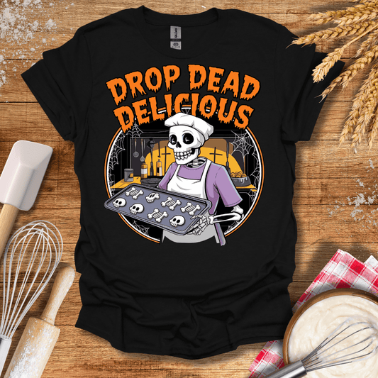 Drop Dead Delicious T-Shirt Black / S Baking Threads