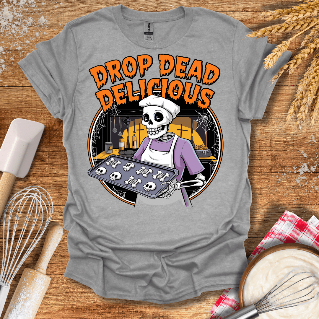 Drop Dead Delicious T-Shirt Sport Grey / S Baking Threads