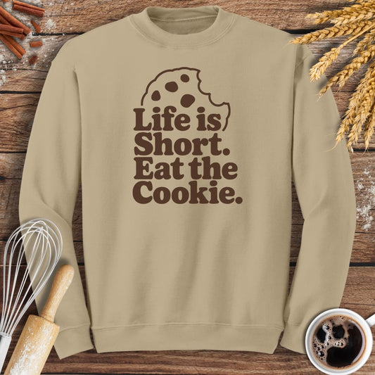 Eat The Cookie Sweatshirt Baking Threads
