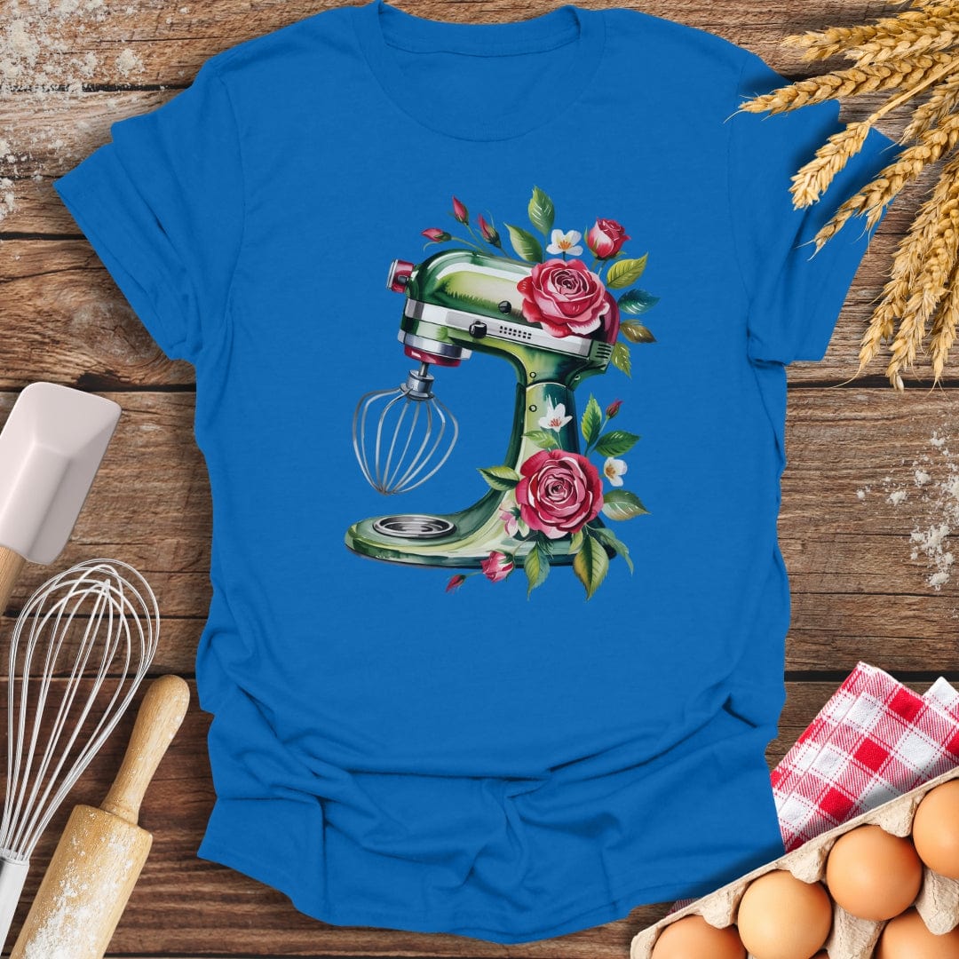 Floral Green Mixer T-Shirt Royal / S Baking Threads