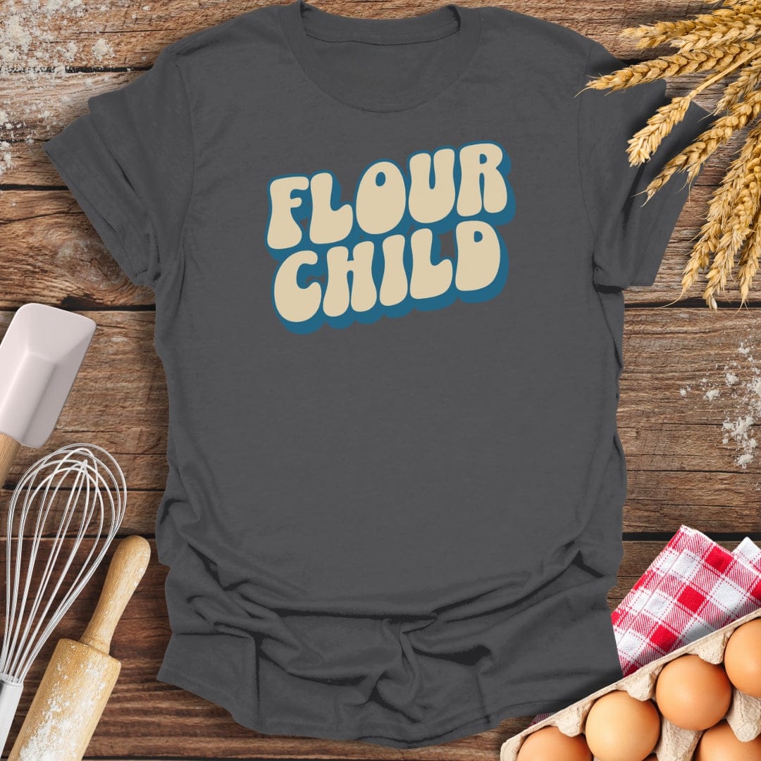 Flour Child T-Shirt Charcoal / S Baking Threads