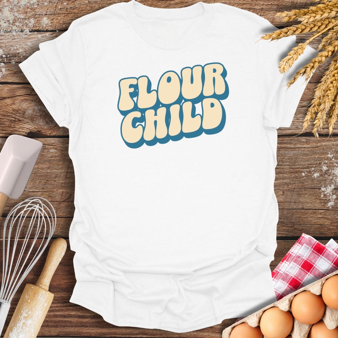 Flour Child T-Shirt White / S Baking Threads