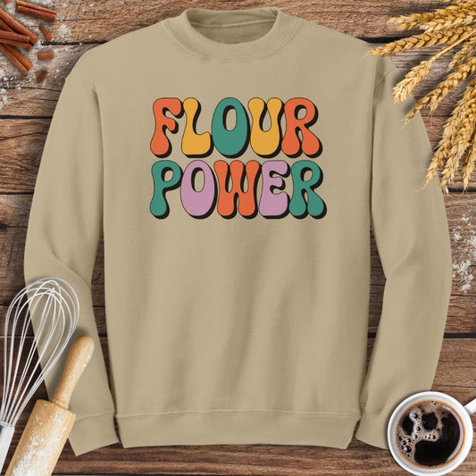 Flour Power Sweatshirt Baking Threads