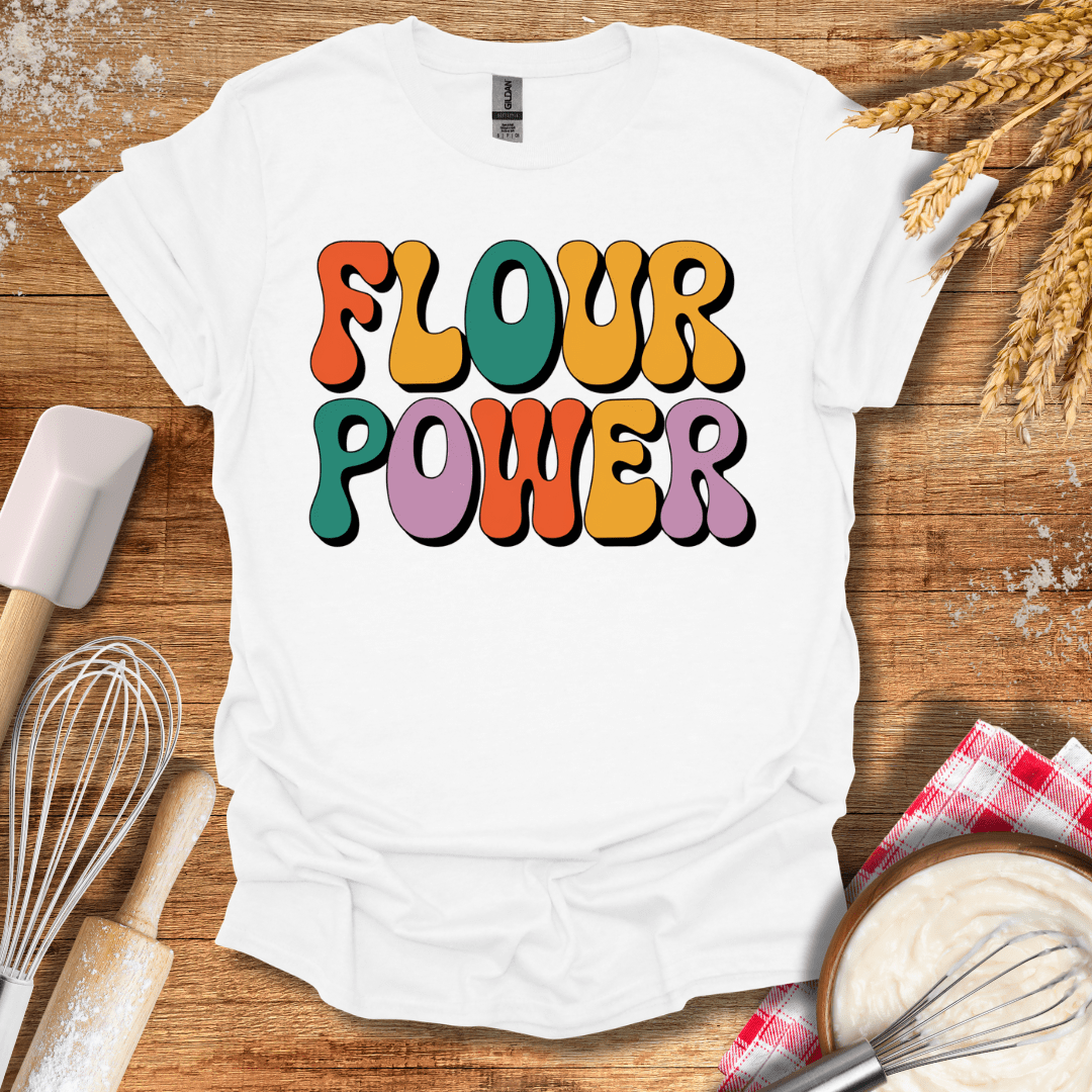 Flour Power T-Shirt White / S Baking Threads