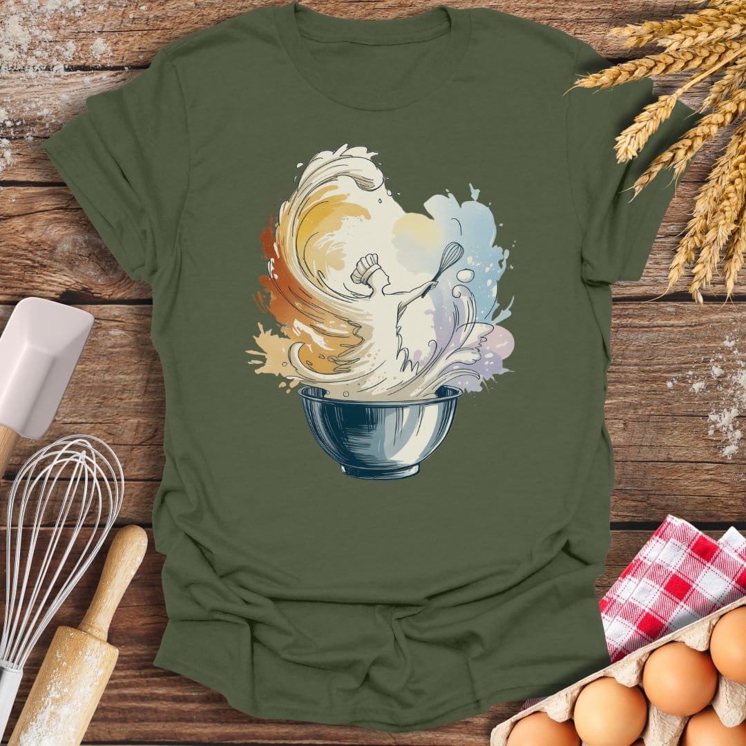 Flour Storm T-Shirt Military Green / S Baking Threads