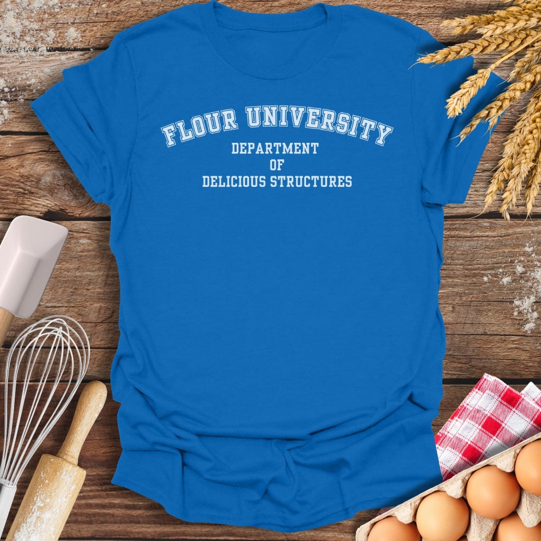 Flour University T-Shirt Royal / S Baking Threads