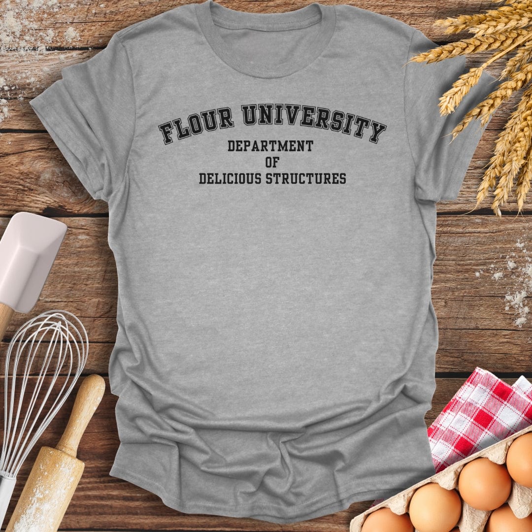 Flour University T-Shirt Sport Grey / S Baking Threads