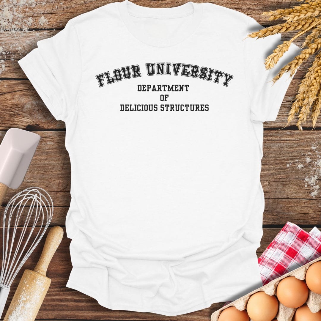 Flour University T-Shirt White / S Baking Threads