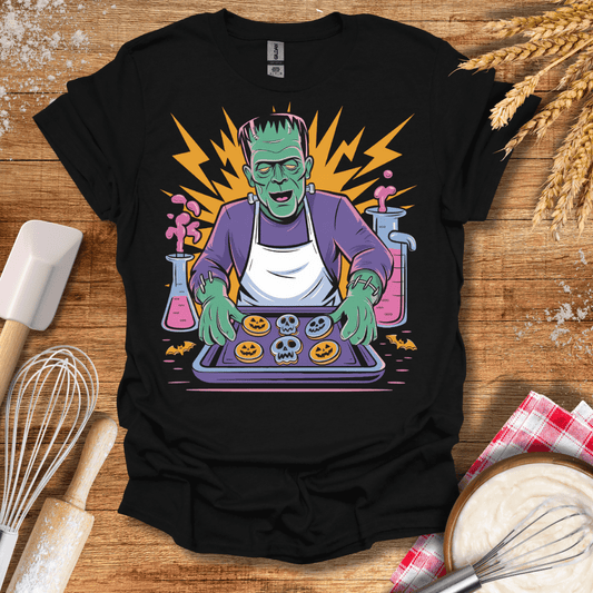 Frankenstein’s Cookie Lab T-Shirt Black / S Baking Threads