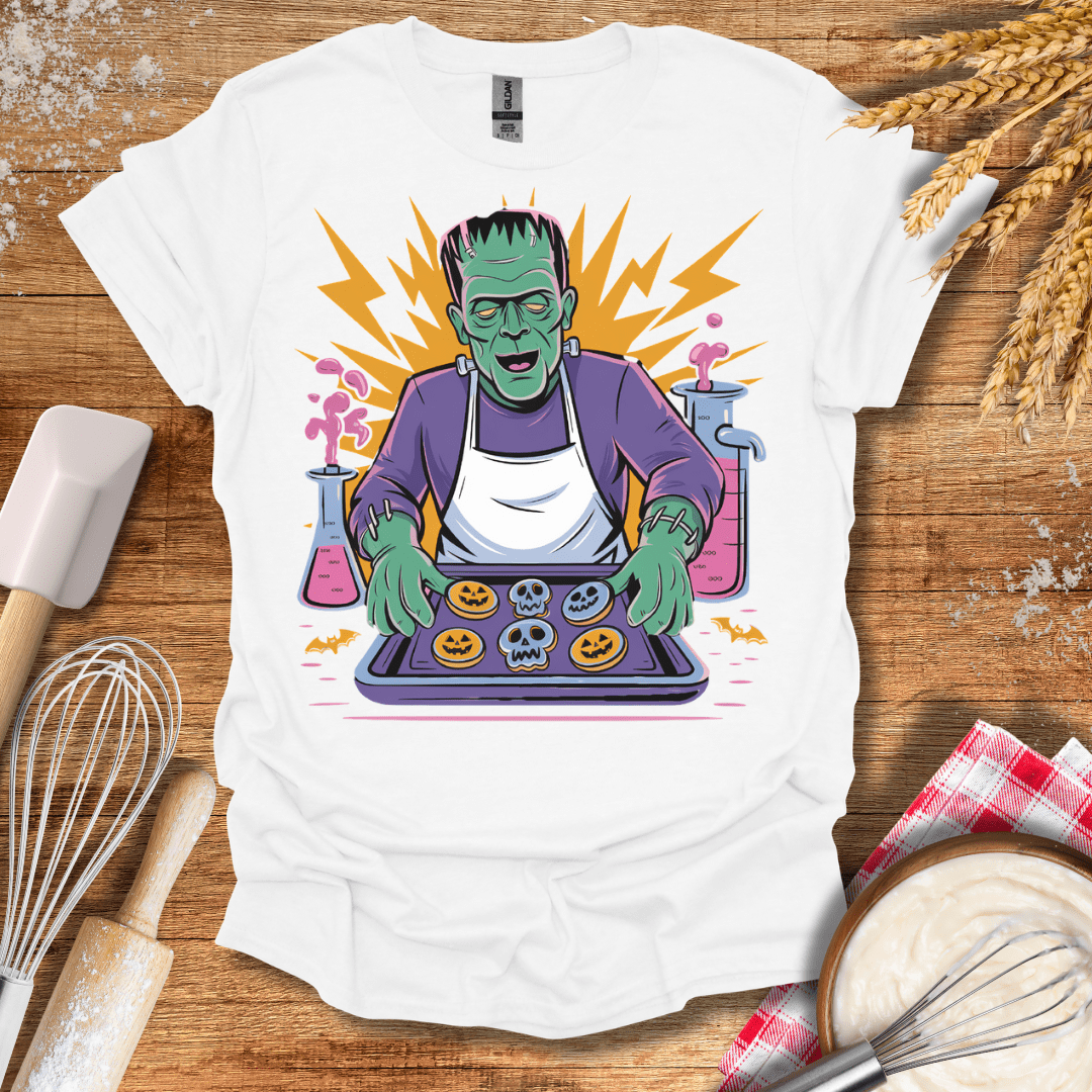 Frankenstein’s Cookie Lab T-Shirt White / S Baking Threads